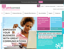 Tablet Screenshot of pinkconnect.com